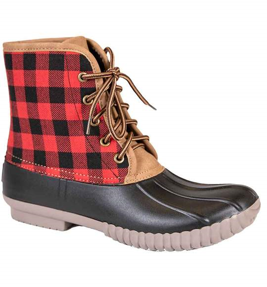 BUFFALO PLAID DUCK BOOT Kelly s Korner Oakdale