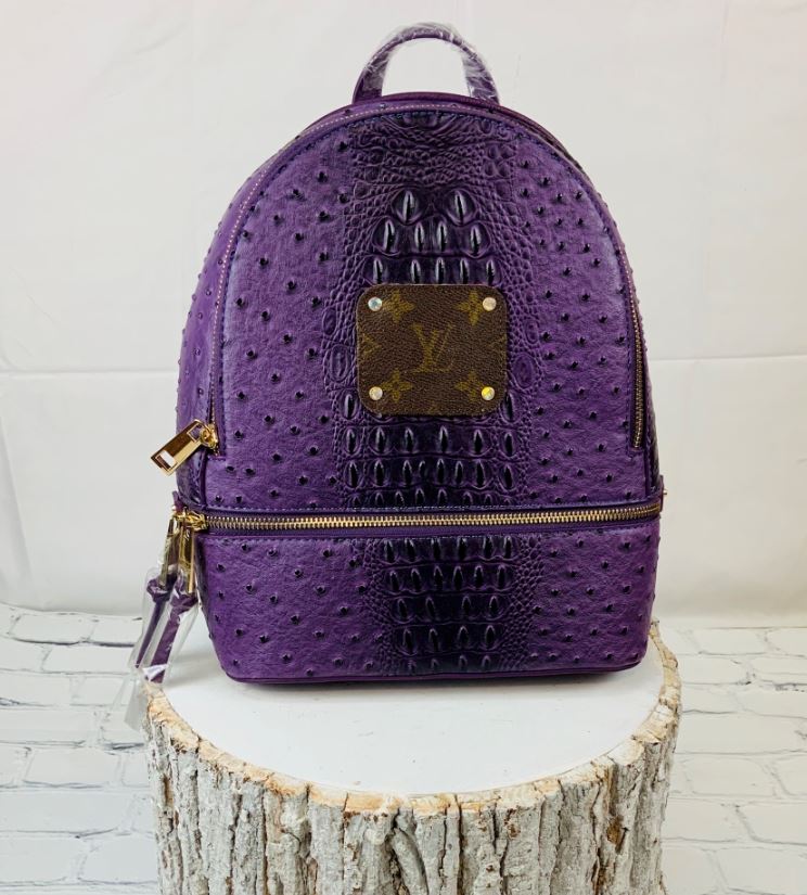 purple louis vuitton backpack