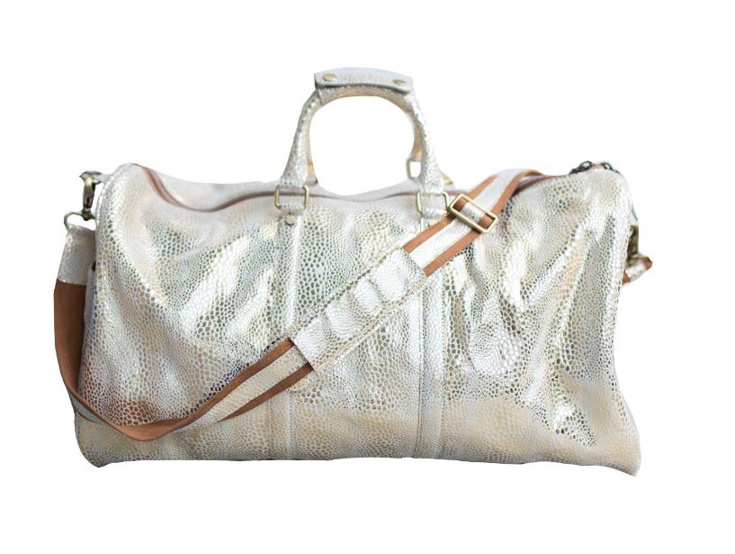 Gold discount duffle bag