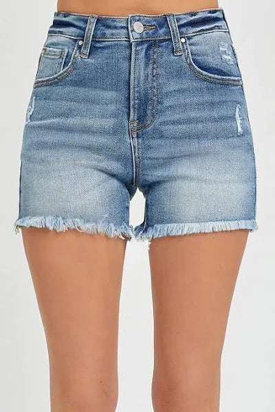 AVERY HIGH RISE RISEN SHORTS