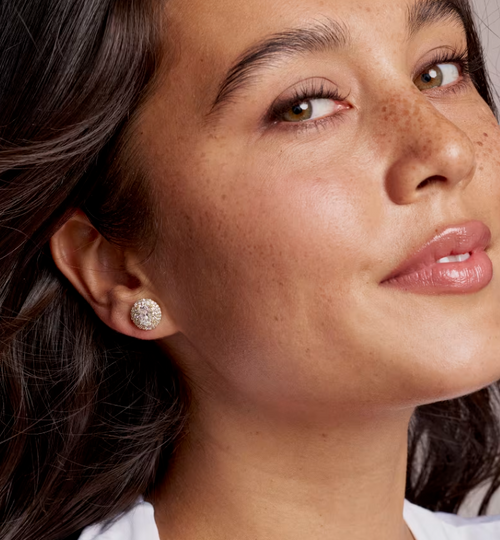 BELLA GOLD STUD EARRINGS