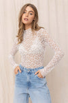 CORI SHEER TOP