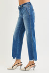 RISEN: NOVALEE ANKLE STRAIGHT JEANS