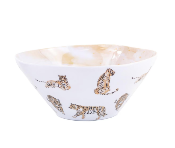 TIGER LOVE MELAMINE BOWL