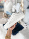 FLAIR WHITE QUILTED SNEAKER