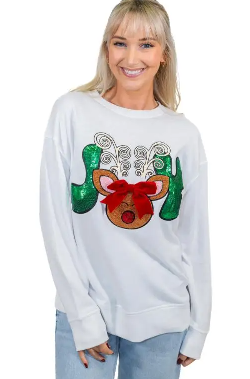 JOY REINDEER TOP