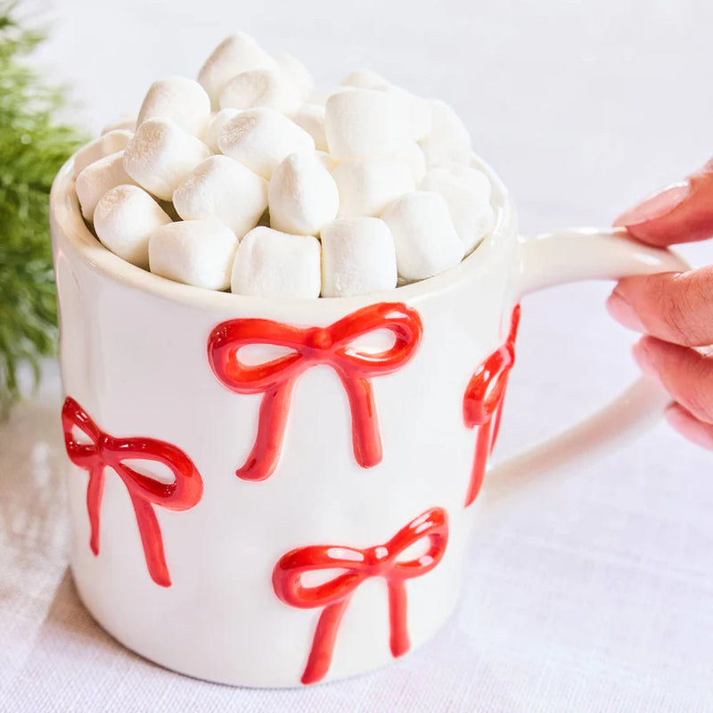 SCULPTED BOW MUG