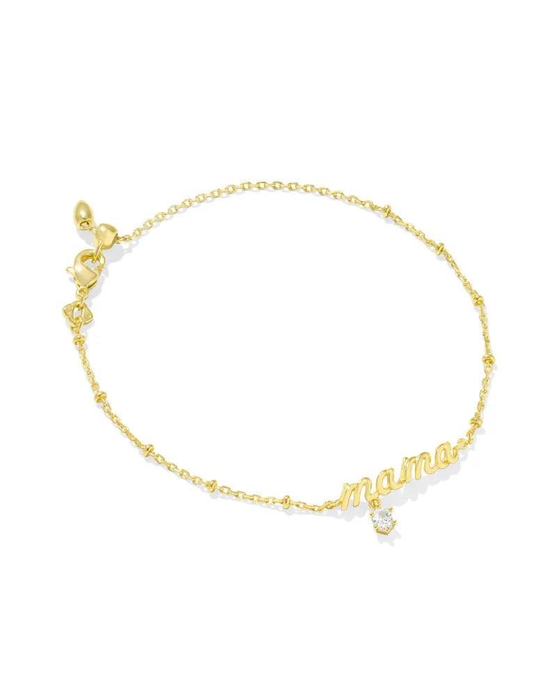 MAMA CRYSTAL GOLD BRACELET