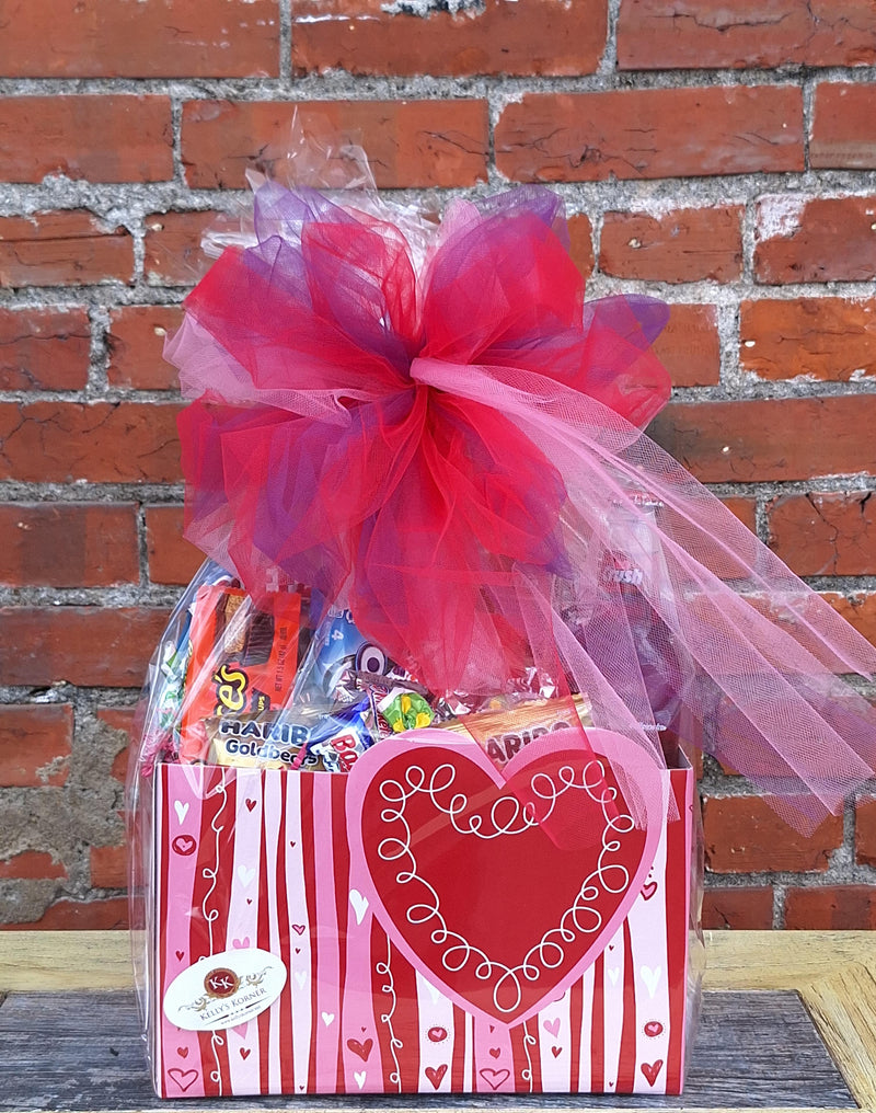 VALENTINE CANDY BASKET- LARGE