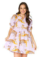 LSU TIGERS POPLIN DRESS