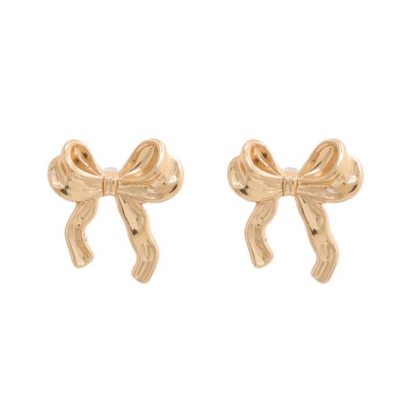 RIBBON BOW EARRING