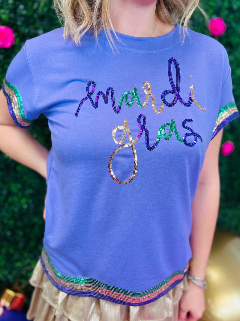 GINNY MARDI GRAS TOP