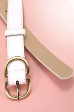 DOUBLE D BUCKLE BELT