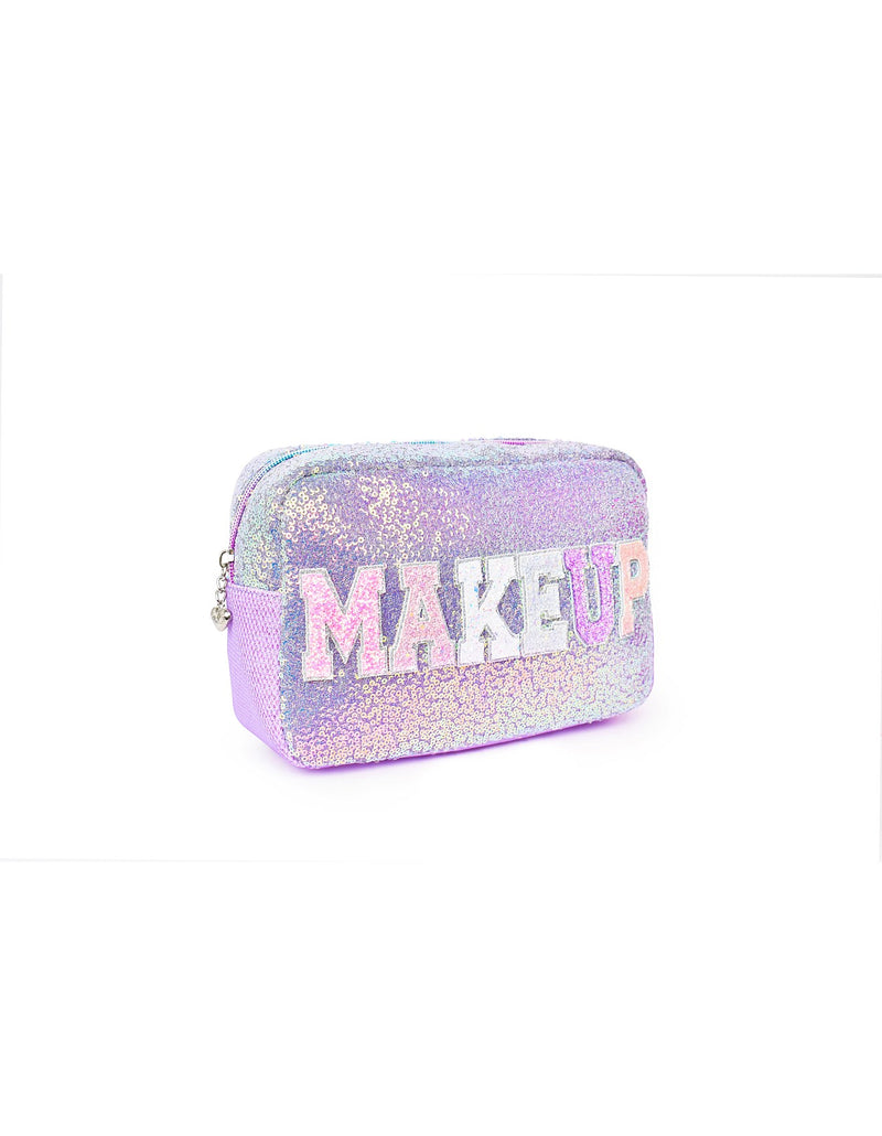 MAKEUP GLITTERED SEQUIN POUCH