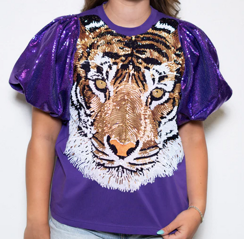 FULL FACE TIGER TOP