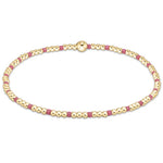 HOPE SINCERITY PATTERN 2MM BEAD BRACELETS