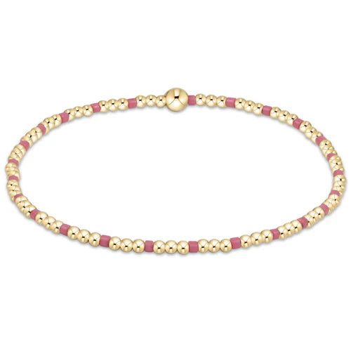 HOPE SINCERITY PATTERN 2MM BEAD BRACELETS