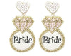BRIDE DIAMOND RING EARRINGS