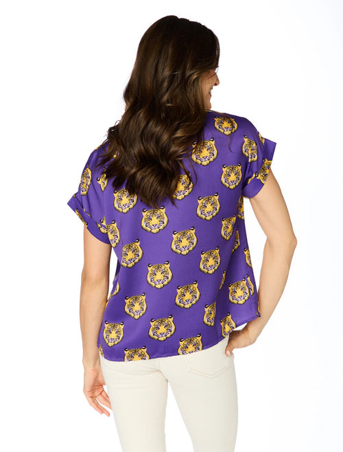 LSU TIGERS BLOUSE