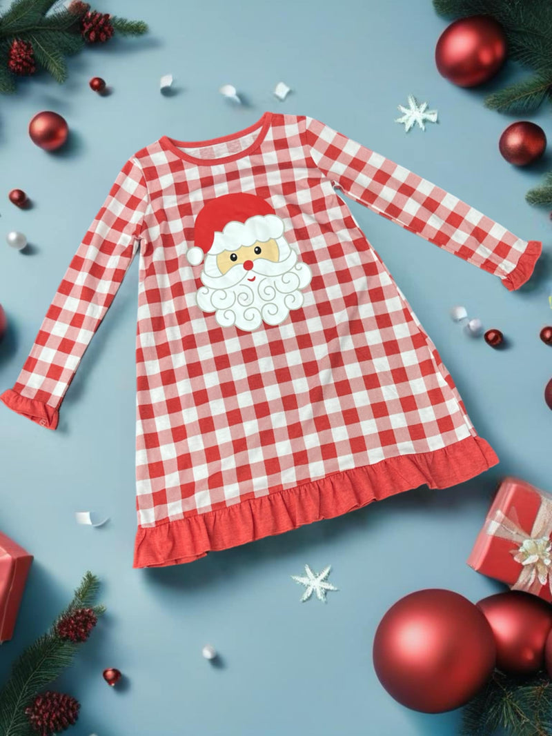 SANTA GINGHAM GOWN