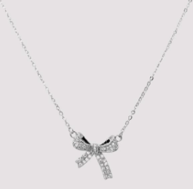 DAINTY BOW NECKLACE