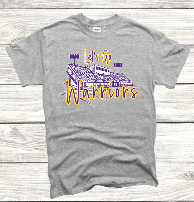 LET'S GO WARRIORS TEE