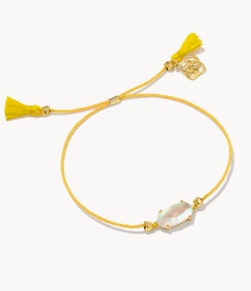 EVERLYNE FRIENDSHIP BRACELET- GOLD DICHROIC