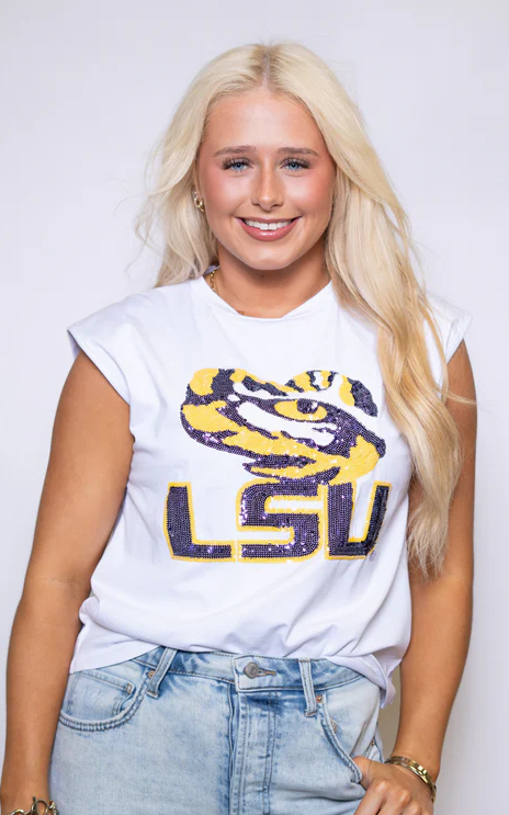 LSU TIGER EYE TOP