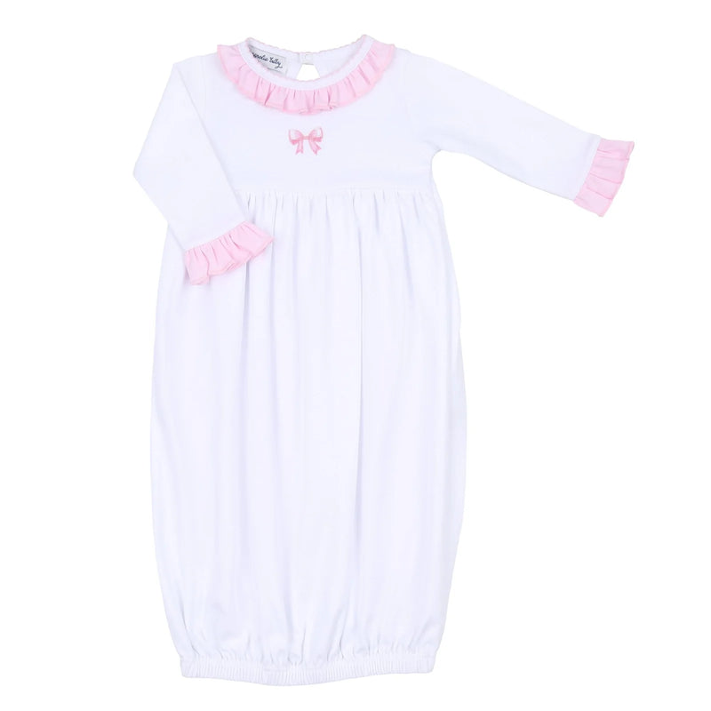 BABY BOW RUFFLE GOWN