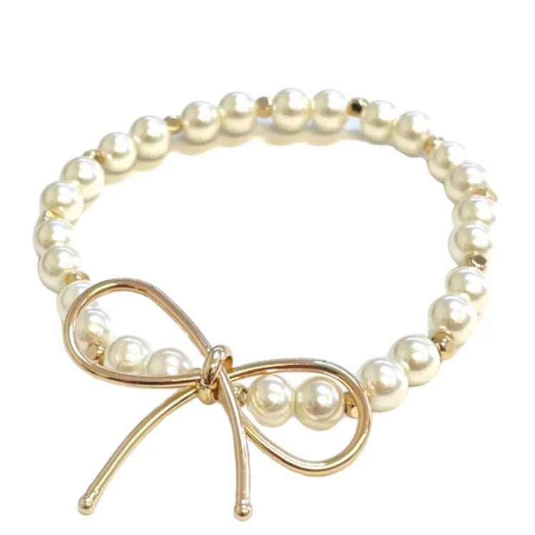 NINA PEARL BOW BRACELET