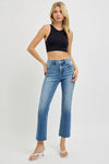 RISEN: ADRI CROP STRAIGHT JEANS