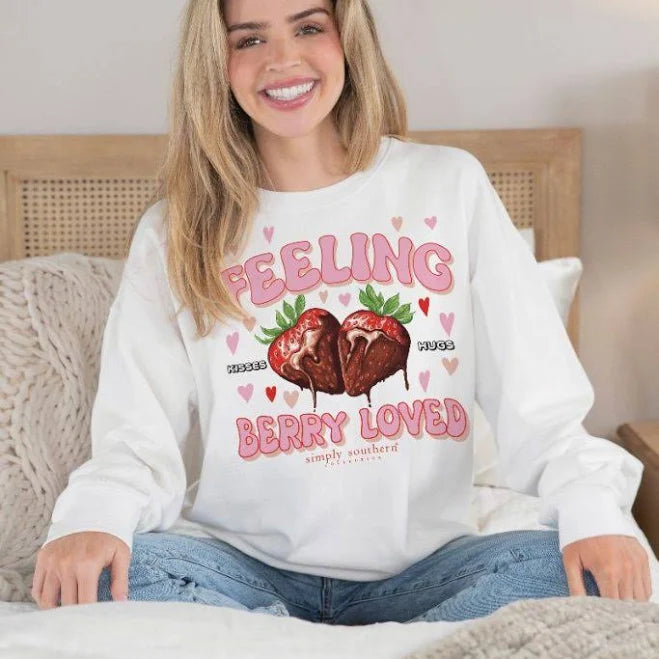 BERRY LOVED SWEATSHIRT