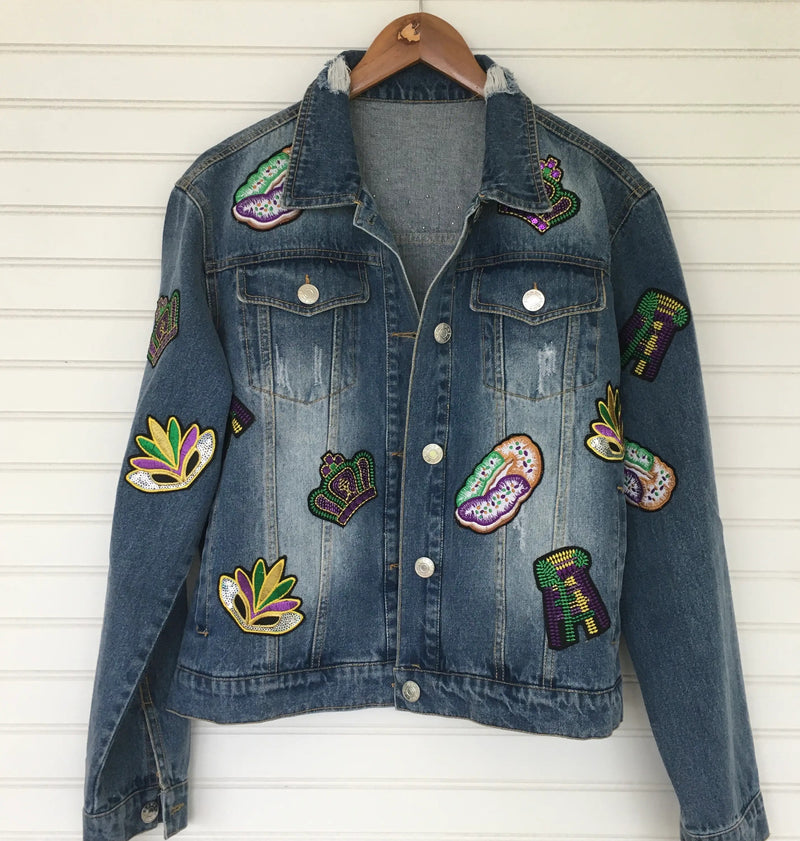 LUNDI GRAS DENIM JACKET