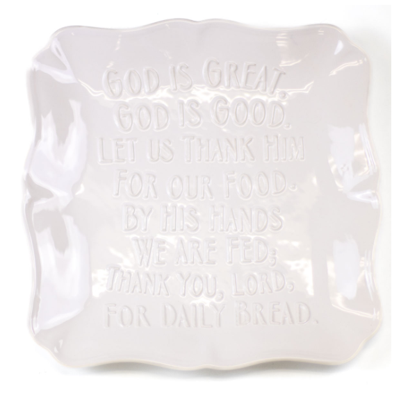 GOD IS GREAT SQUARE PLATTER