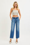 RISEN: NOVALEE ANKLE STRAIGHT JEANS