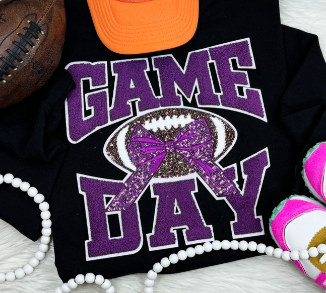 BOW GAME DAY PATCH TEE