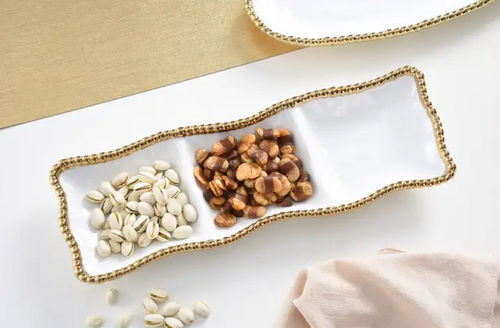 3-SECTION SERVING PIECE