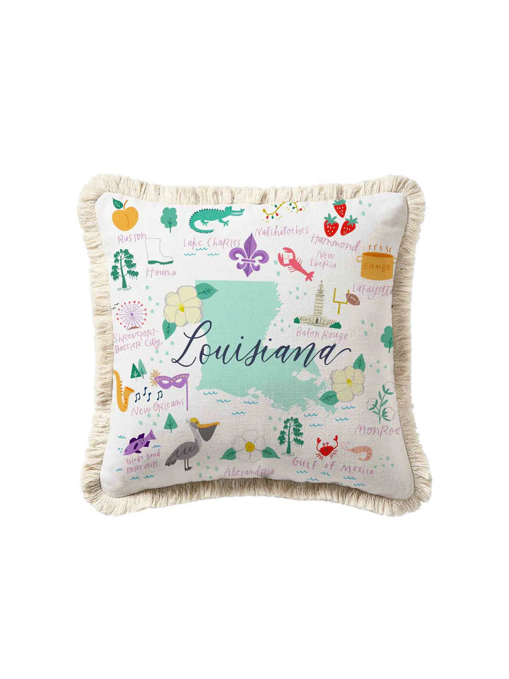 LOUISIANA  ACCENT PILLOW