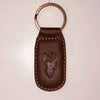 LEATHER EMBOSSED KEYCHAIN