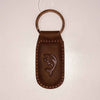 LEATHER EMBOSSED KEYCHAIN