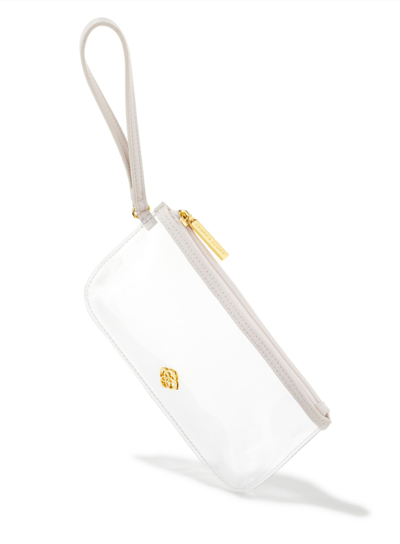 KENDRA SCOTT CLEAR WRISTLET