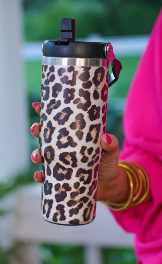 SAFARI CHIC TRAVEL TUMBLER