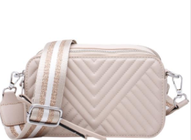 QUILTED FABRIC CROSSBODY