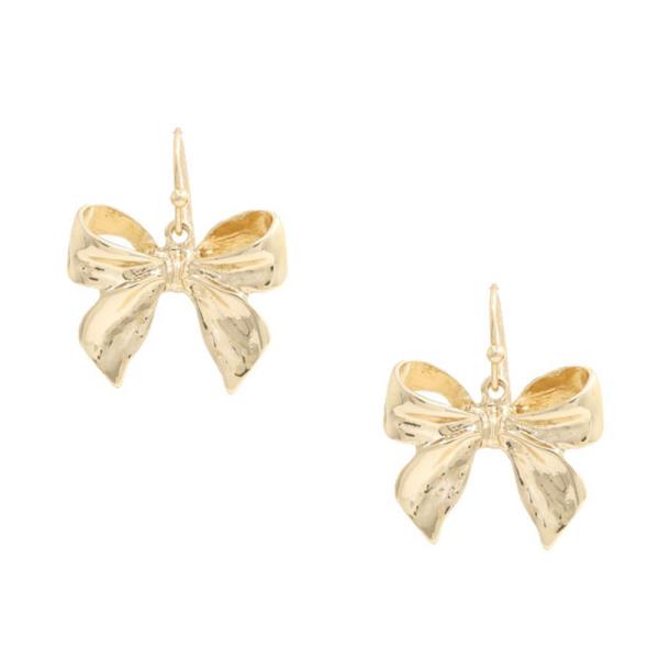 BOW DANGLE EARRING