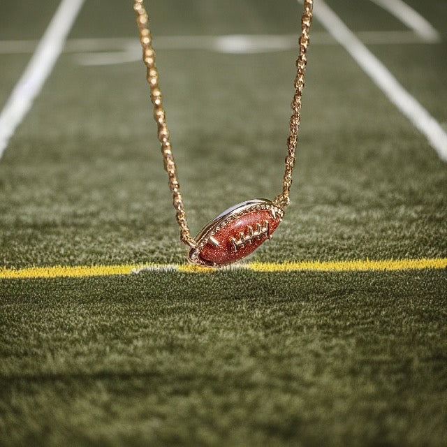 KENDRA SCOTT FOOTBALL NECKLACE