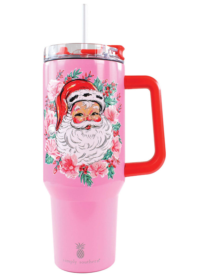 SIMPLY SOUTHERN PINK SANTA 40OZ