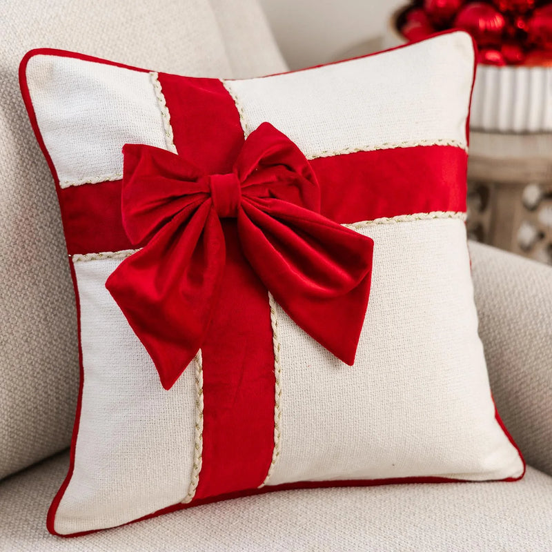 BOW ACCENT PILLOW