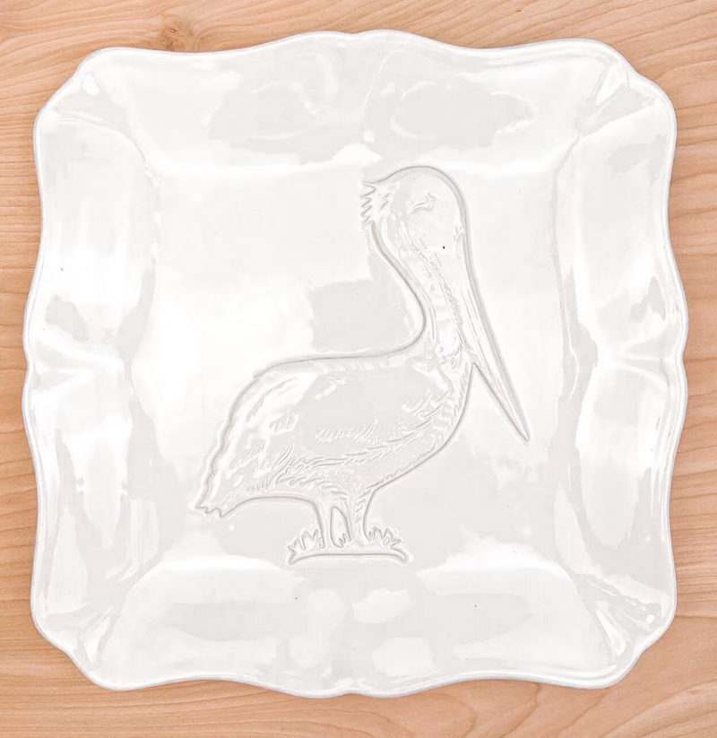 PELICAN EMBOSSED PLATTER