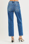 RISEN: NOVALEE ANKLE STRAIGHT JEANS