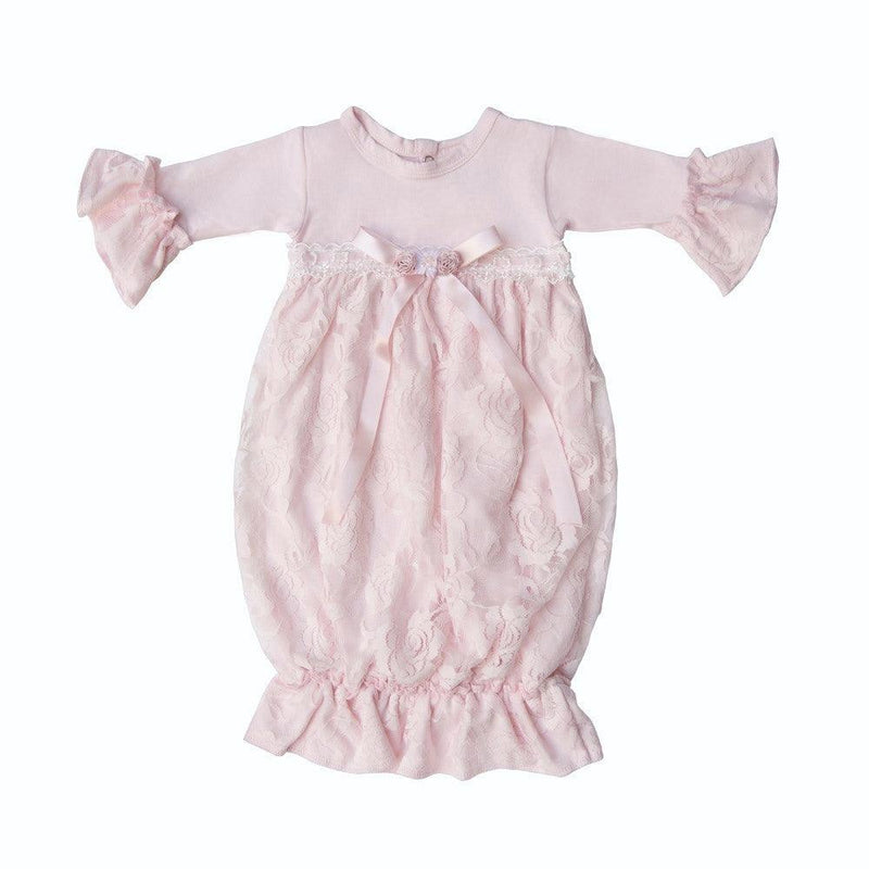 SWEET ROSE GOWN 0-3MTHS